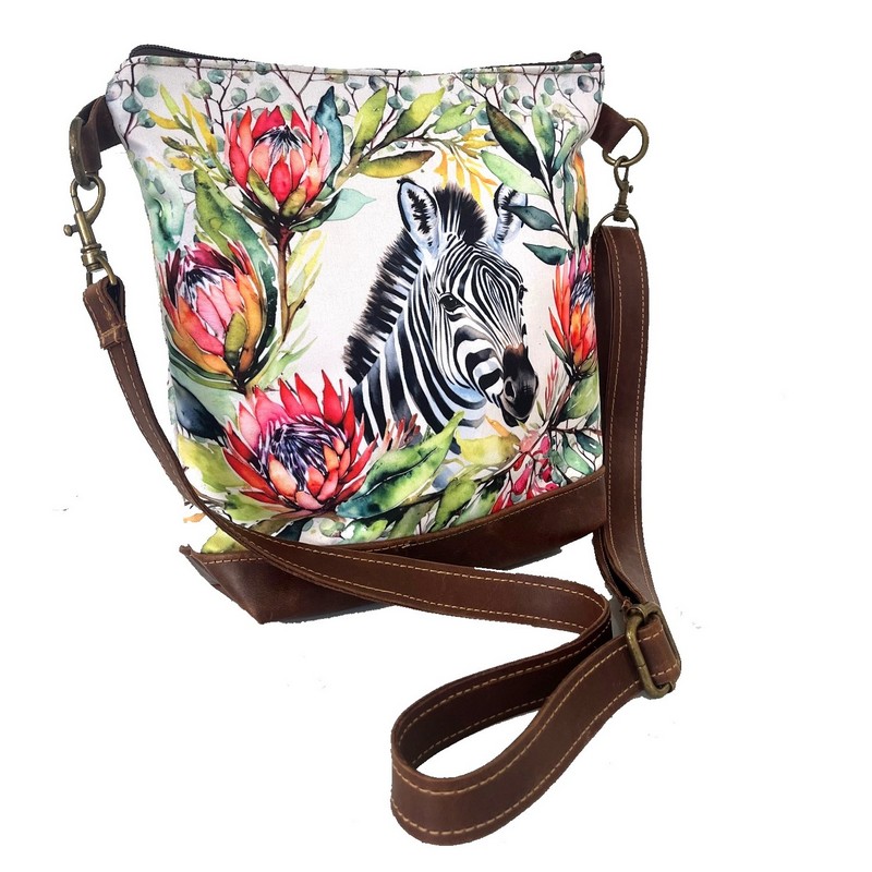 Handbag / Handsak:  Safari Zebra